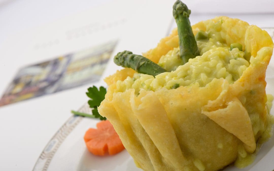 Risotto con Asparagi in crosta